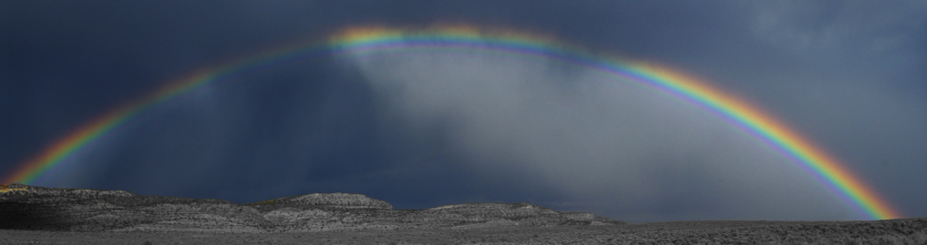 Trennung Scheidung das Glück am Ende Regenbogens